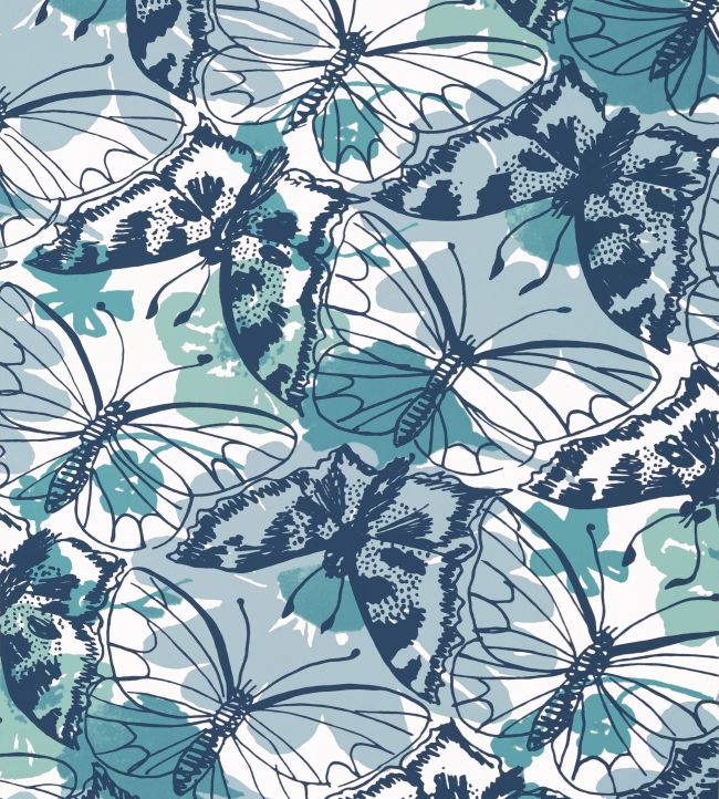 Paxton Wallpaper - Blue - AT23175 - Anna French