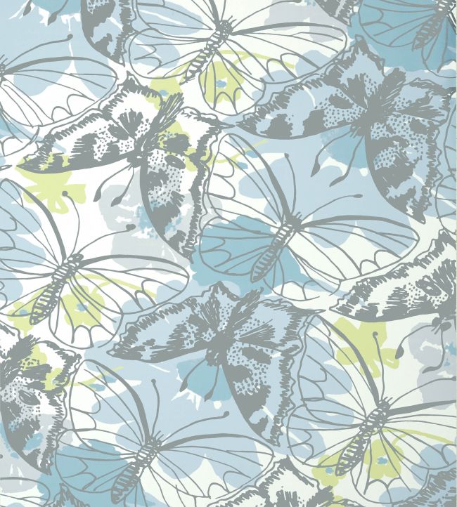 Paxton Wallpaper - Soft Blue - AT23177 - Anna French