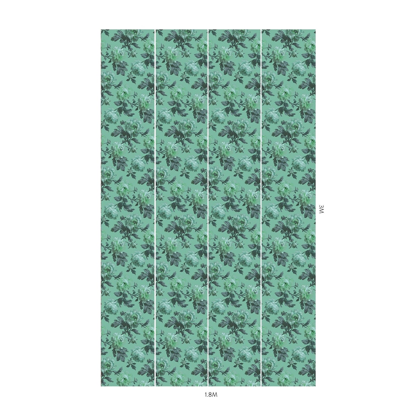 Peoneden Wallpaper - Absinthe - House of Hackney