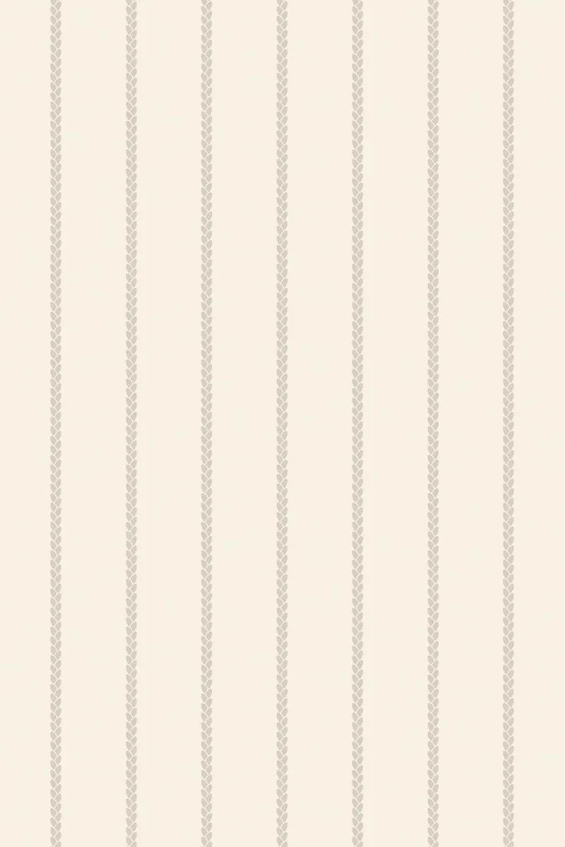 Petal Stripe Wallpaper - Cream - 2425