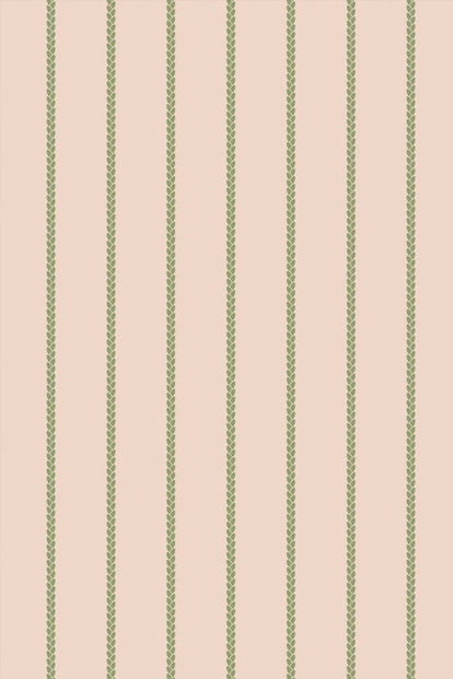 Petal Stripe Wallpaper - Pink - 2421 - Farrow & Ball