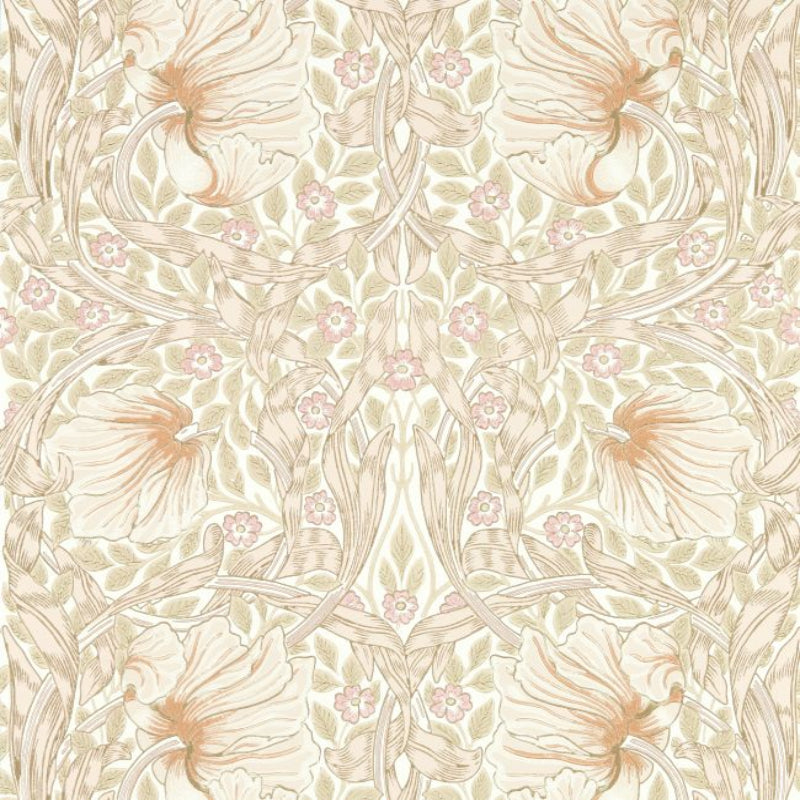Pimpernel Wallpaper - Cochineal Pink - 217064 - Morris & Co
