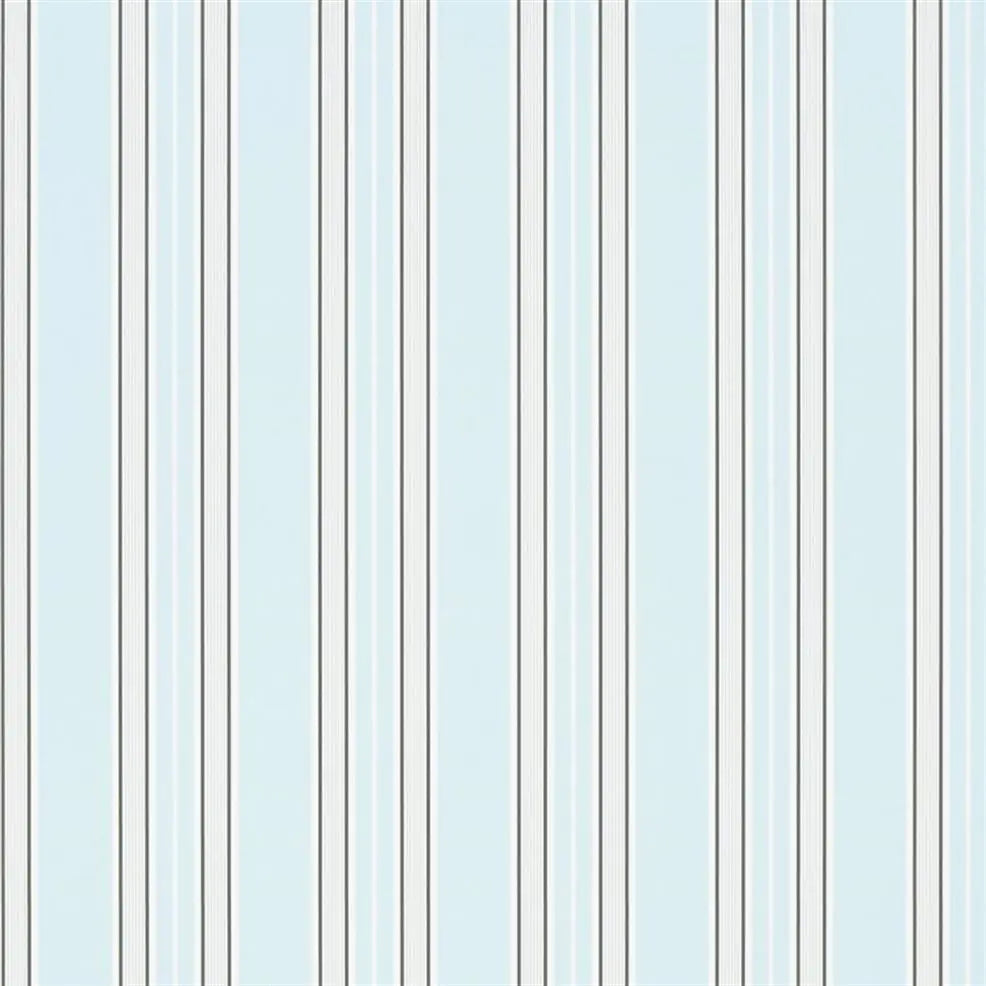 Pinstripe Wallpaper - Lapis - P586/05 - Designers Guild