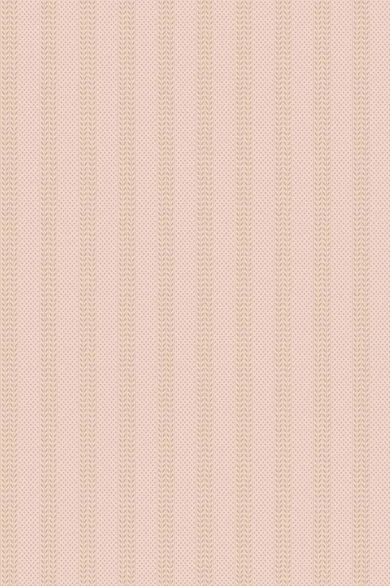Polka Sprig Wallpaper - Templeton Pink - 1087