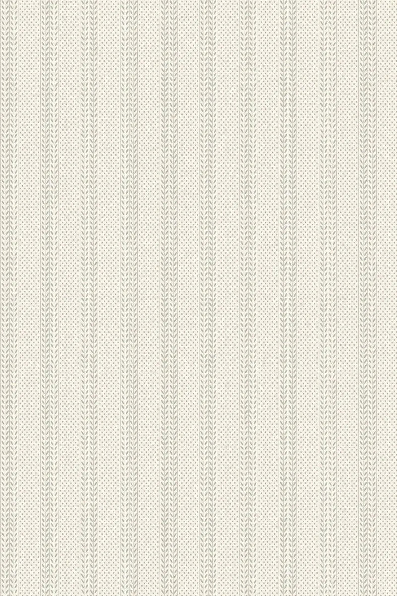 Polka Sprig Wallpaper - Light Blue - 1088