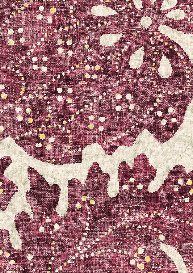 Pomegranate Wallpaper - Raspberry