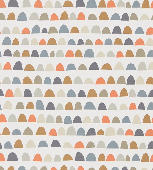 Priya Wallpaper - Nutmeg / Paprika / Jet - NLOH111297 - Scion