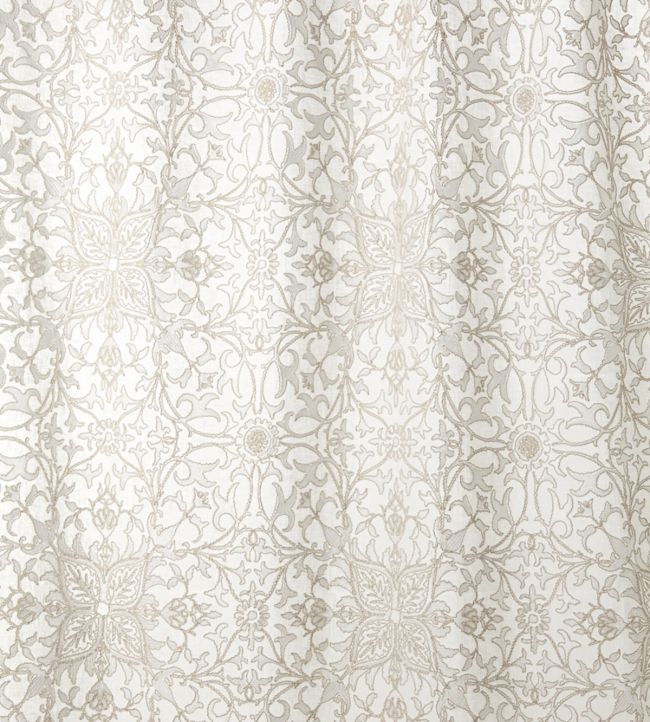Pure Net Ceiling Embroidery Fabric - Paper White - 236077 - Morris & Co