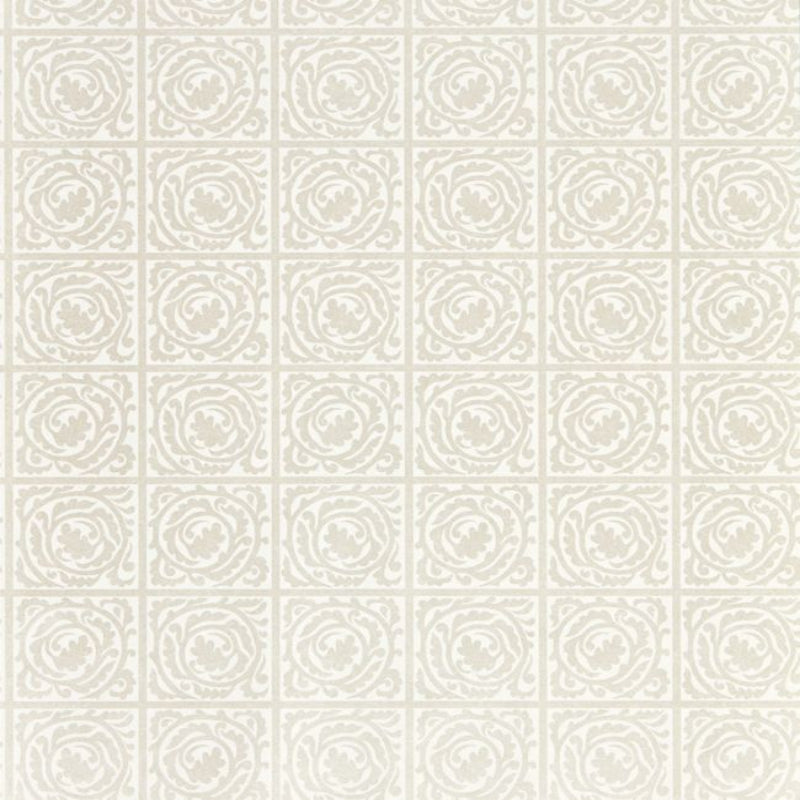 Pure Scroll Wallpaper - White Clover - 216545 - Morris & Co