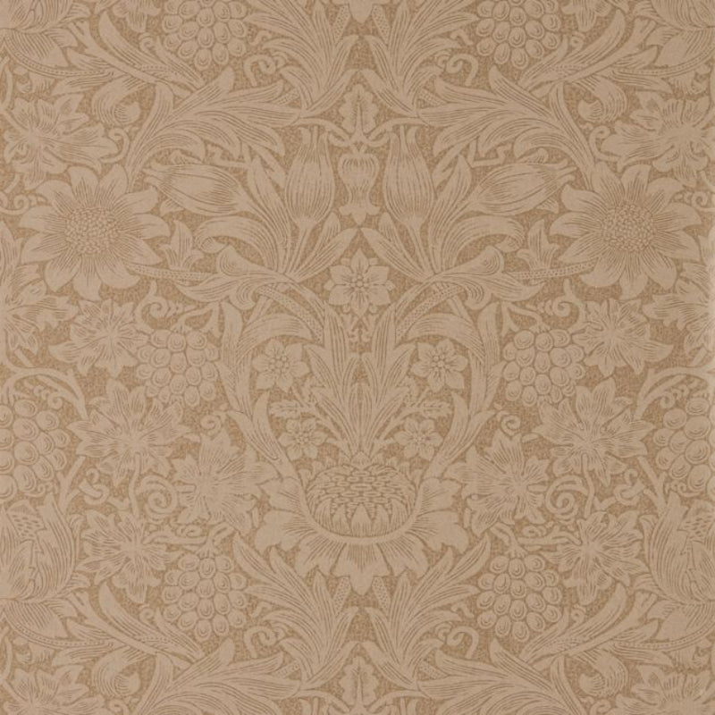 Pure Sunflower Wallpaper - Copper/Russet - 216046 - Morris & Co