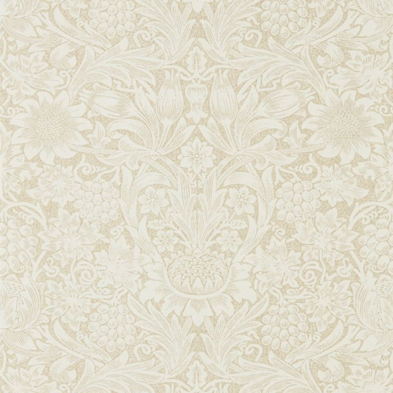 Pure Sunflower Wallpaper - Parchment/Gold - 216047 - Morris & Co