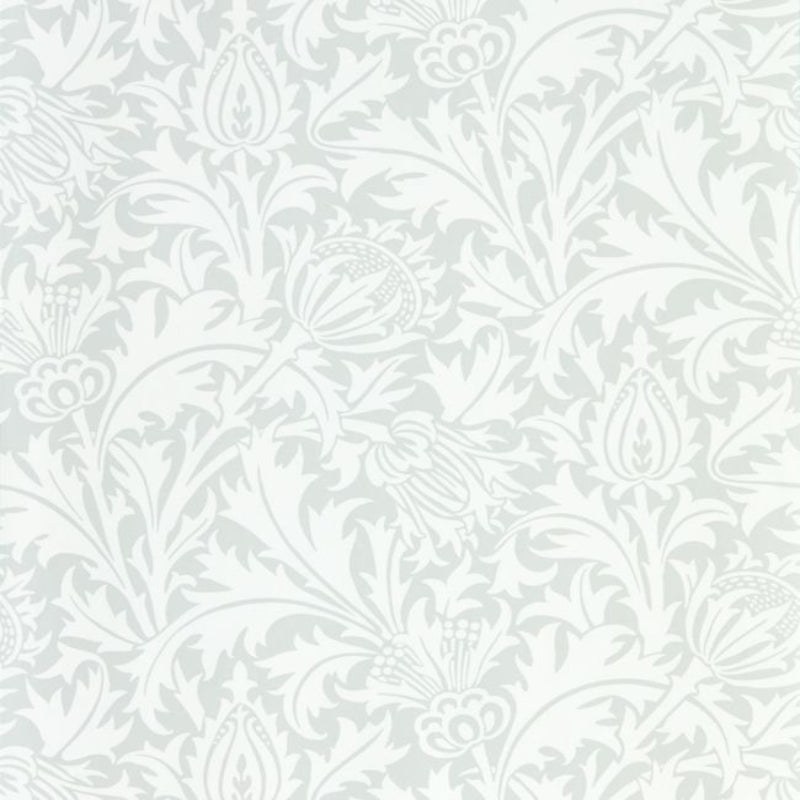 Pure Thistle Wallpaper - Grey Blue - 216550 - Morris & Co
