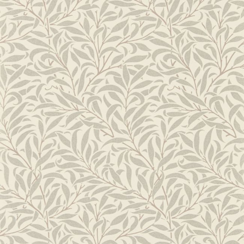 Pure Willow Bough Wallpaper - Ecru/Silver - 216023 - Morris & Co