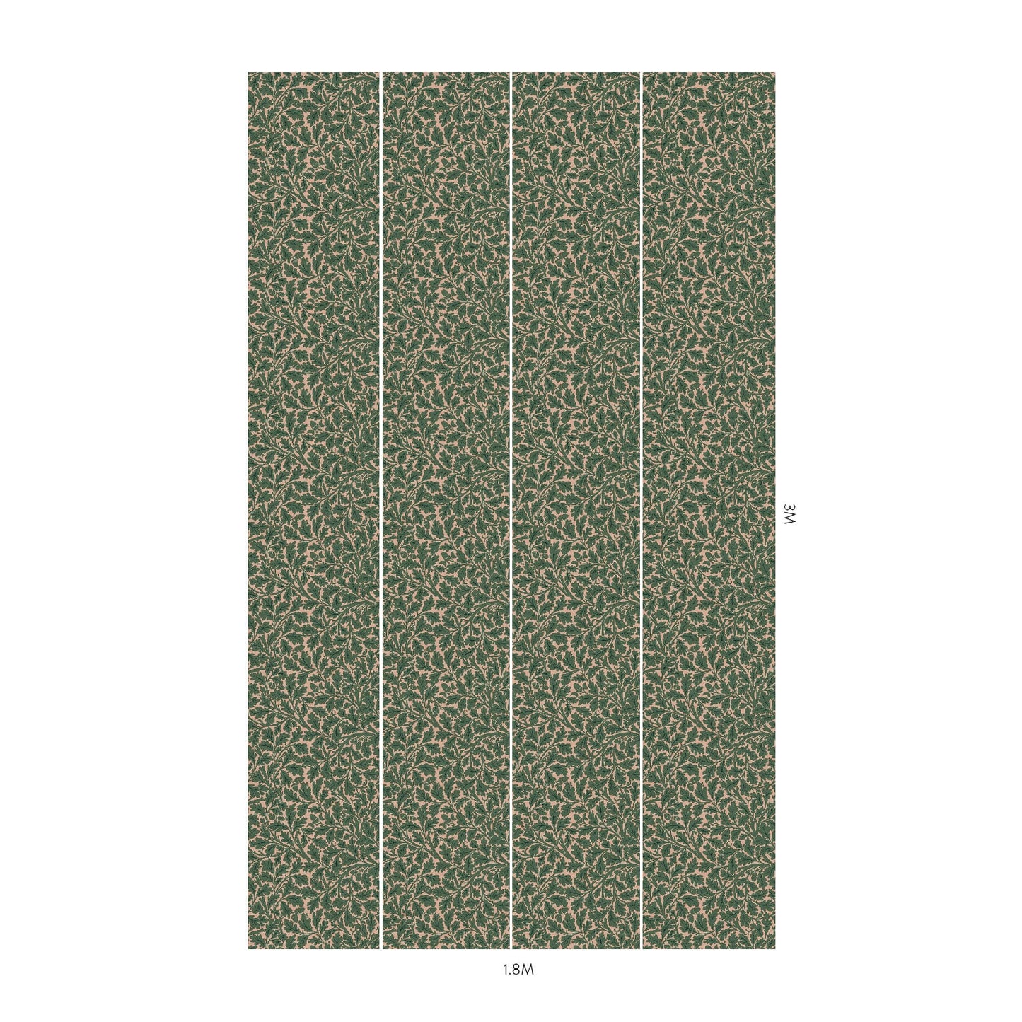 Quercus Wallpaper - Tourmaline - House of Hackney