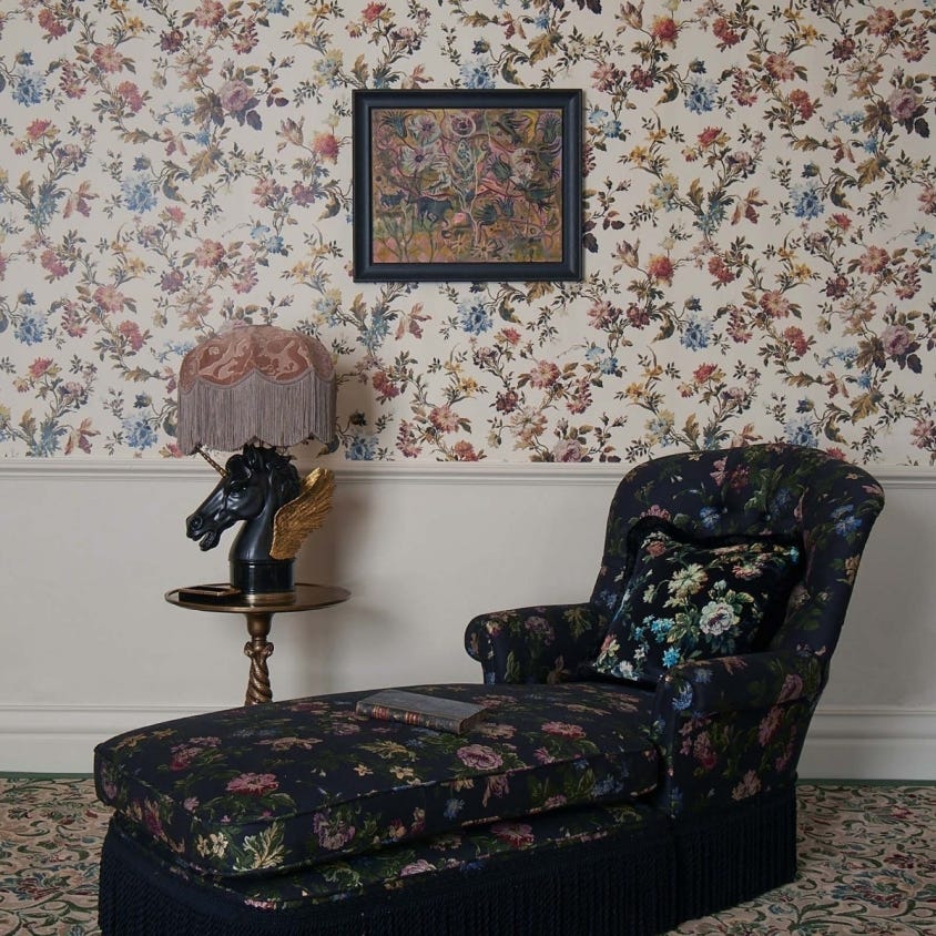 ROSETTA Wallpaper - Ecru - House of Hackney