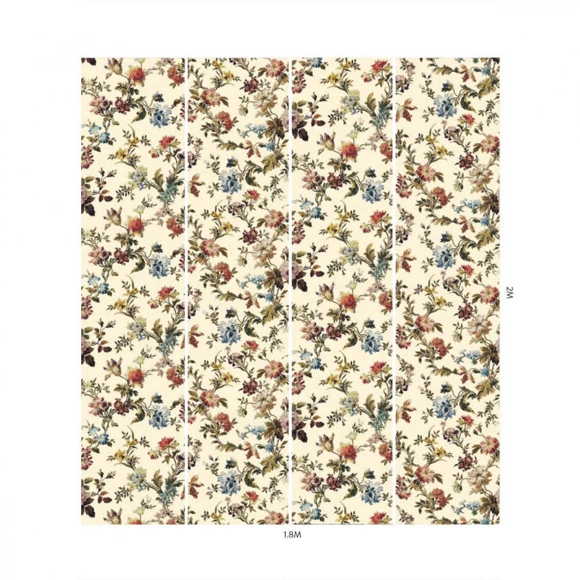 ROSETTA Wallpaper - Ecru - House of Hackney