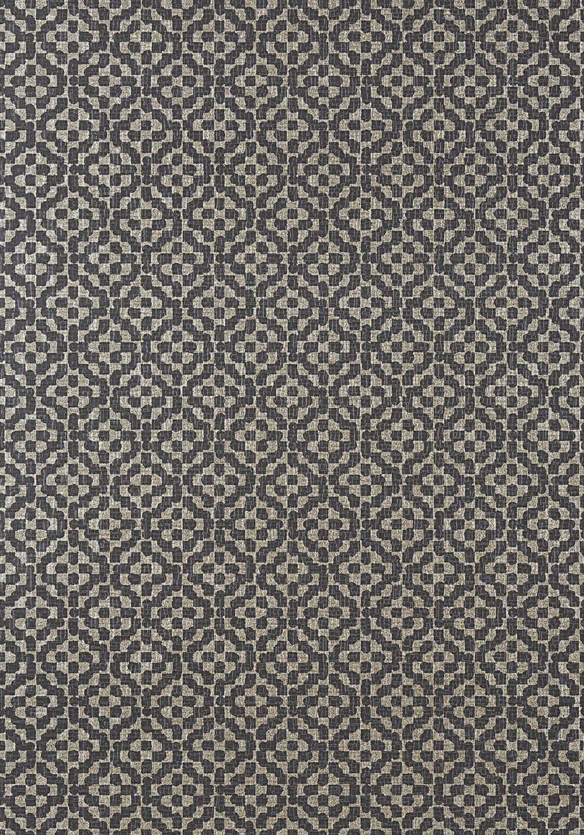 Riva Wallpaper - Black - AT9609 - Anna French