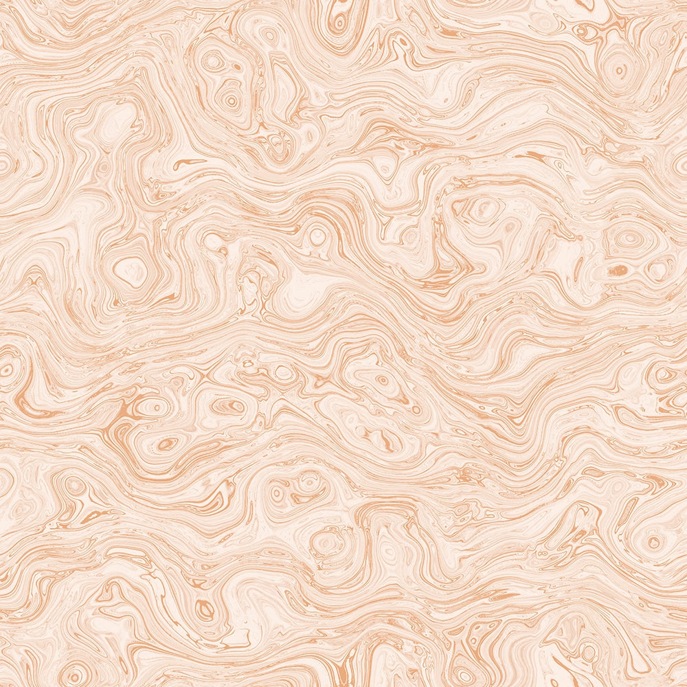 Rockpool Marble Wallpaper - Lady Coral - Lucie Annabel