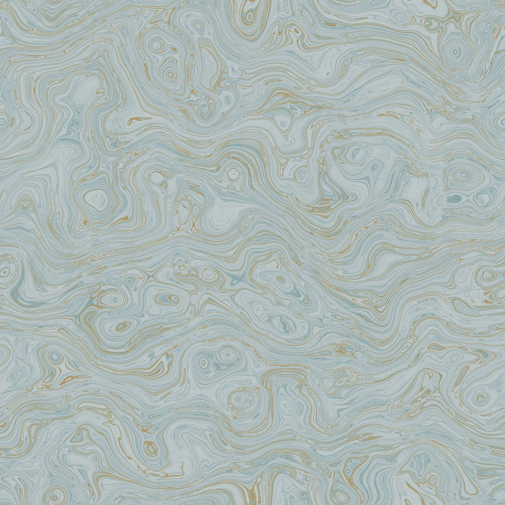 Rockpool Marble Wallpaper - Mineral Mist - Lucie Annabel