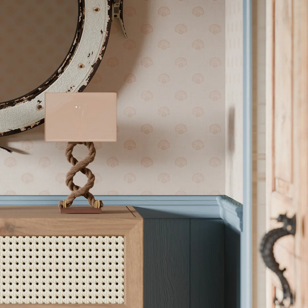 Runswick Bay Wallpaper - Lady Coral - Lucie Annabel