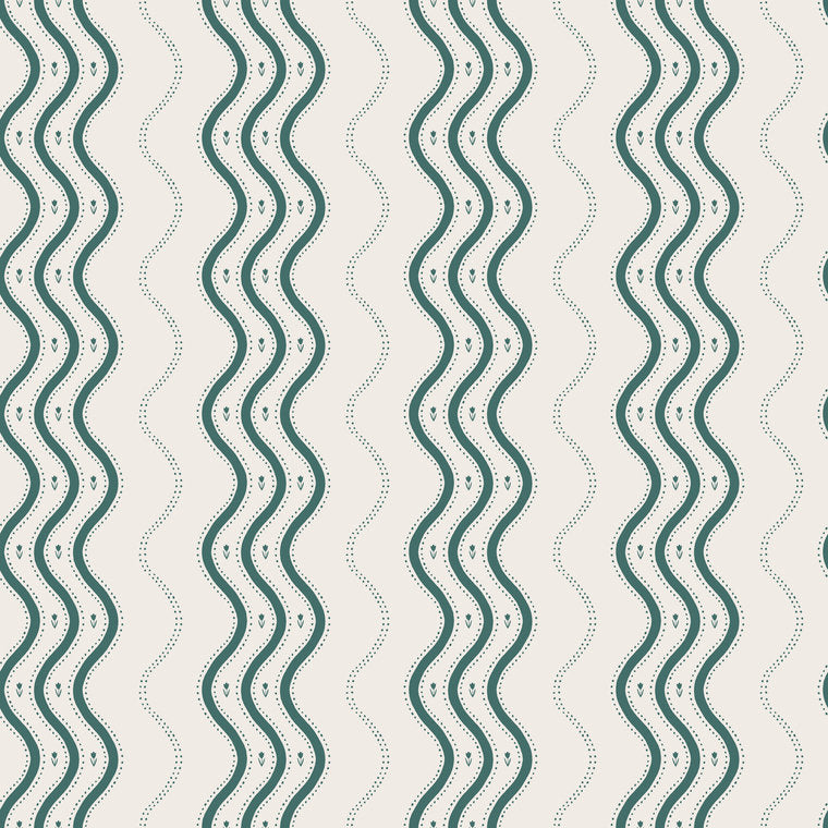 Ben Wallpaper - Green - Sandberg