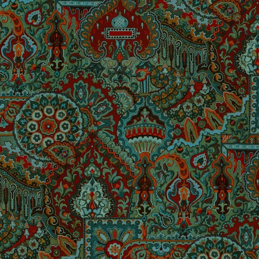 SHAMBALA Wallpaper - Emerald - House of Hackney