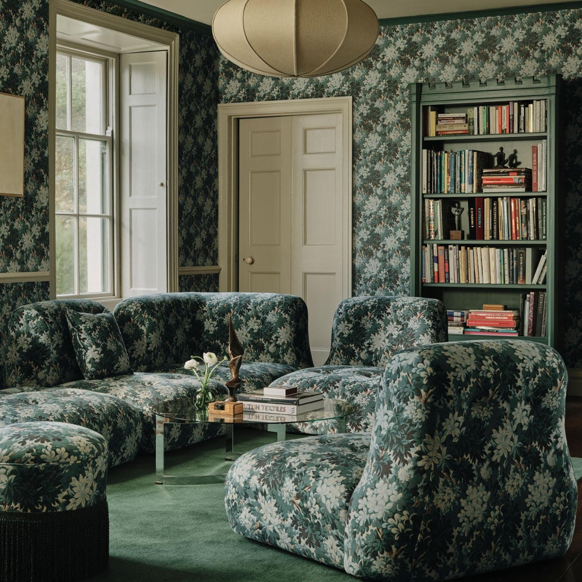 SILVA Wallpaper - Cerulean - House of Hackney