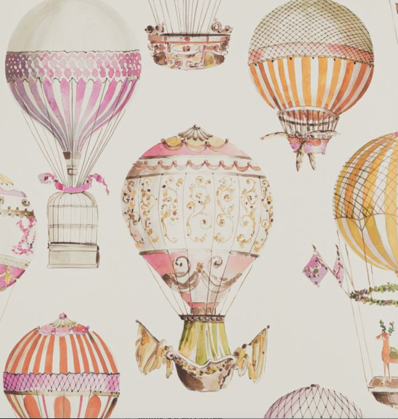 L'Envol Wallpaper - Orange