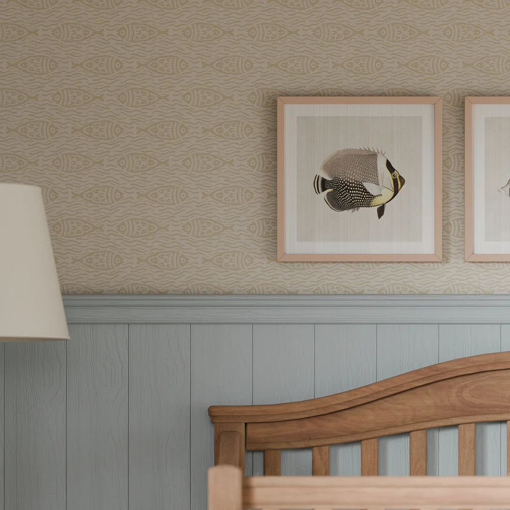 Sea of Bream Wallpaper - Sand - Lucie Annabel