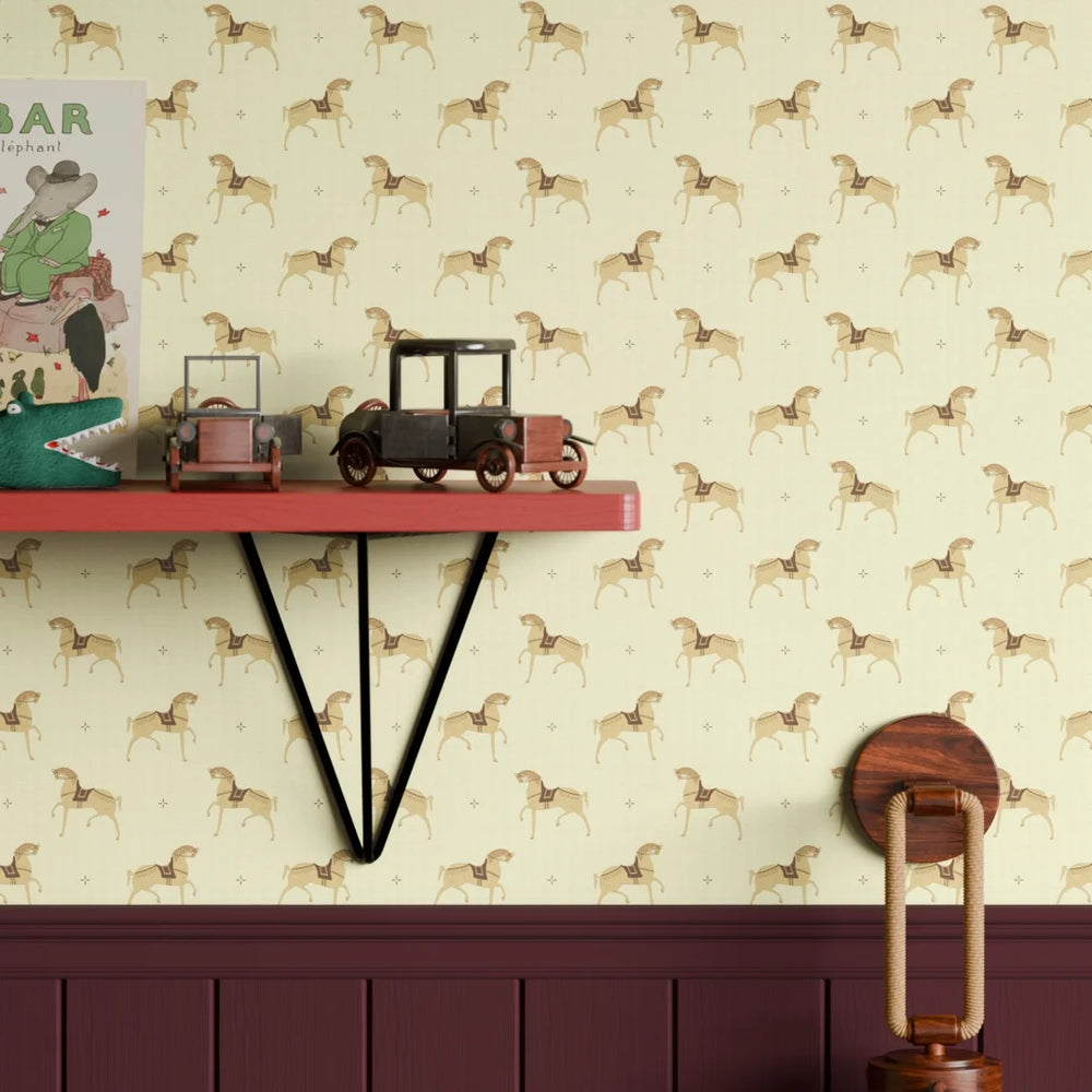 Seabiscuit Wallpaper - Sand - Lucie Annabel