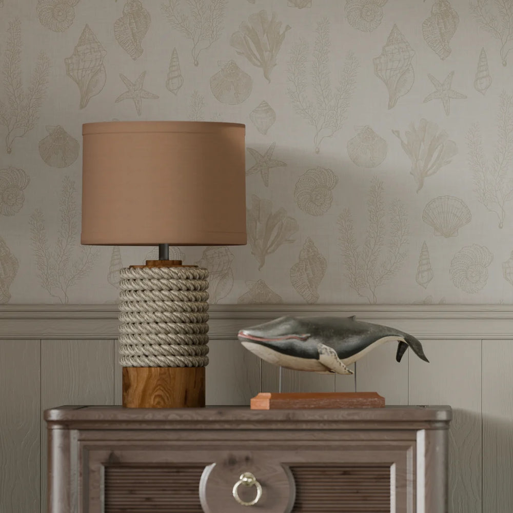 Seaside Stroll Wallpaper - Sand - Lucie Annabel