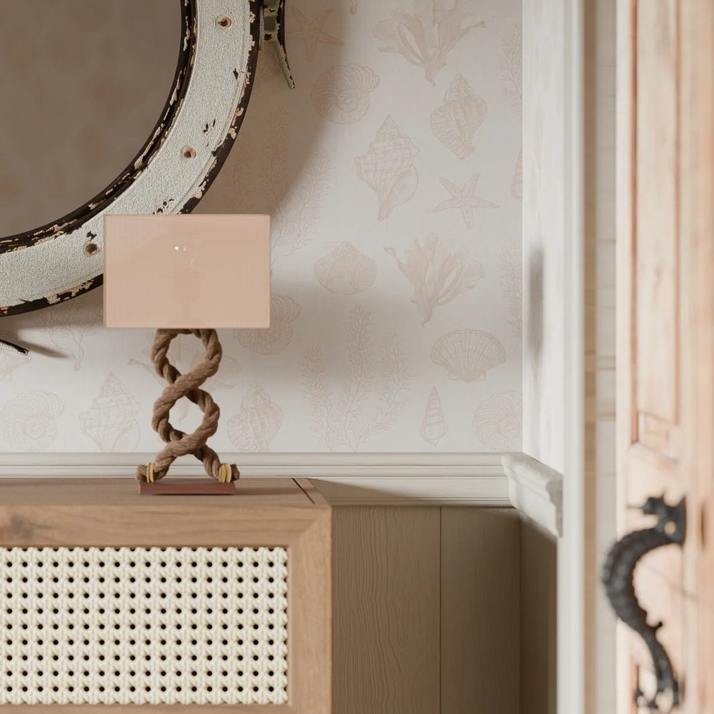 Seaside Stroll Wallpaper - Soft Spice - Lucie Annabel