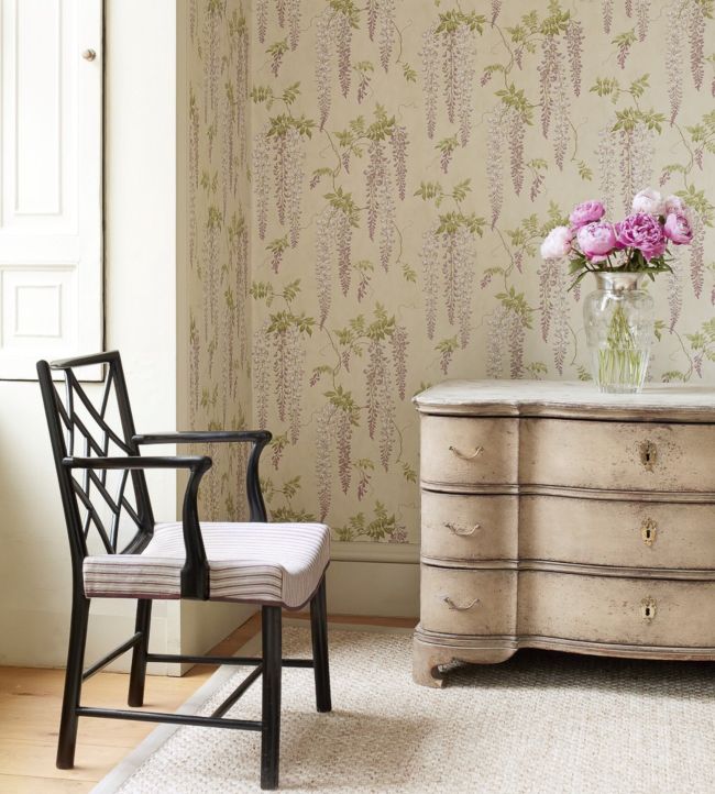 Seraphina Wallpaper - Amethyst - Colefax & Fowler