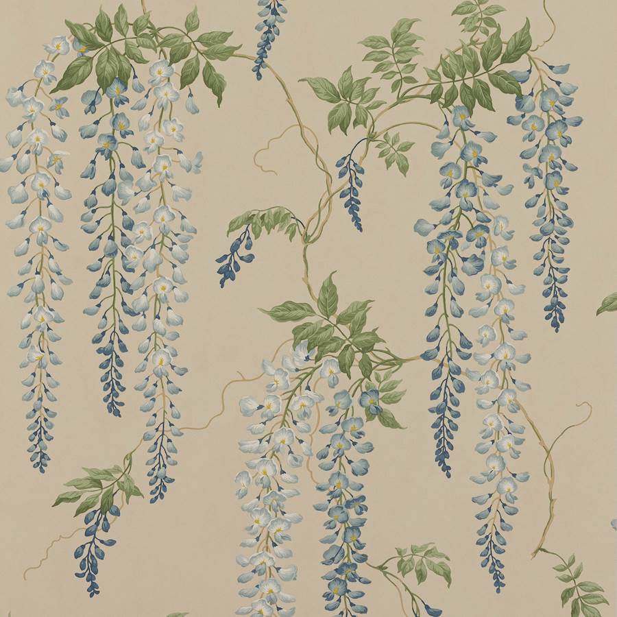 Seraphina Wallpaper - Blue/Green - Colefax & Fowler