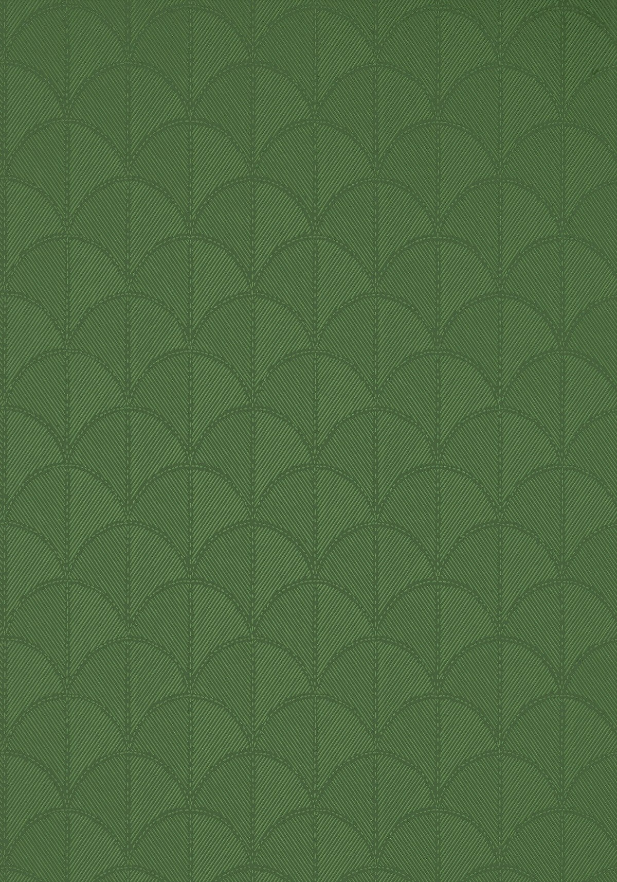 Seton Scallop Wallpaper - Emerald Green - AT9688 - Anna French