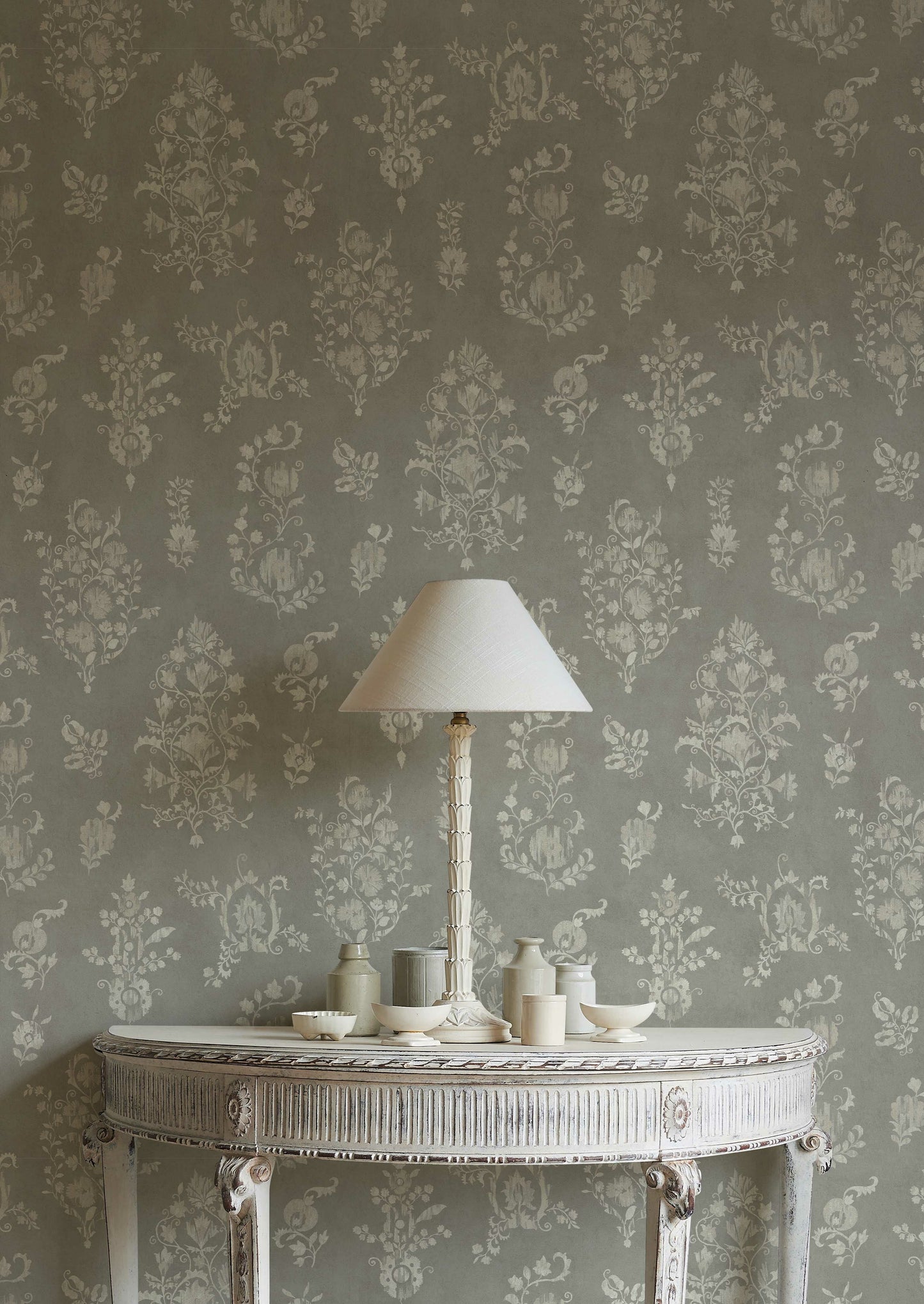 Sicilia Wallpaper - Pewter