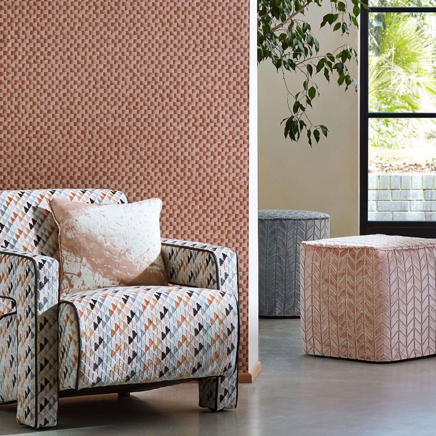 Skiva Wallpaper - Grounded - HRWO113091 - Harlequin