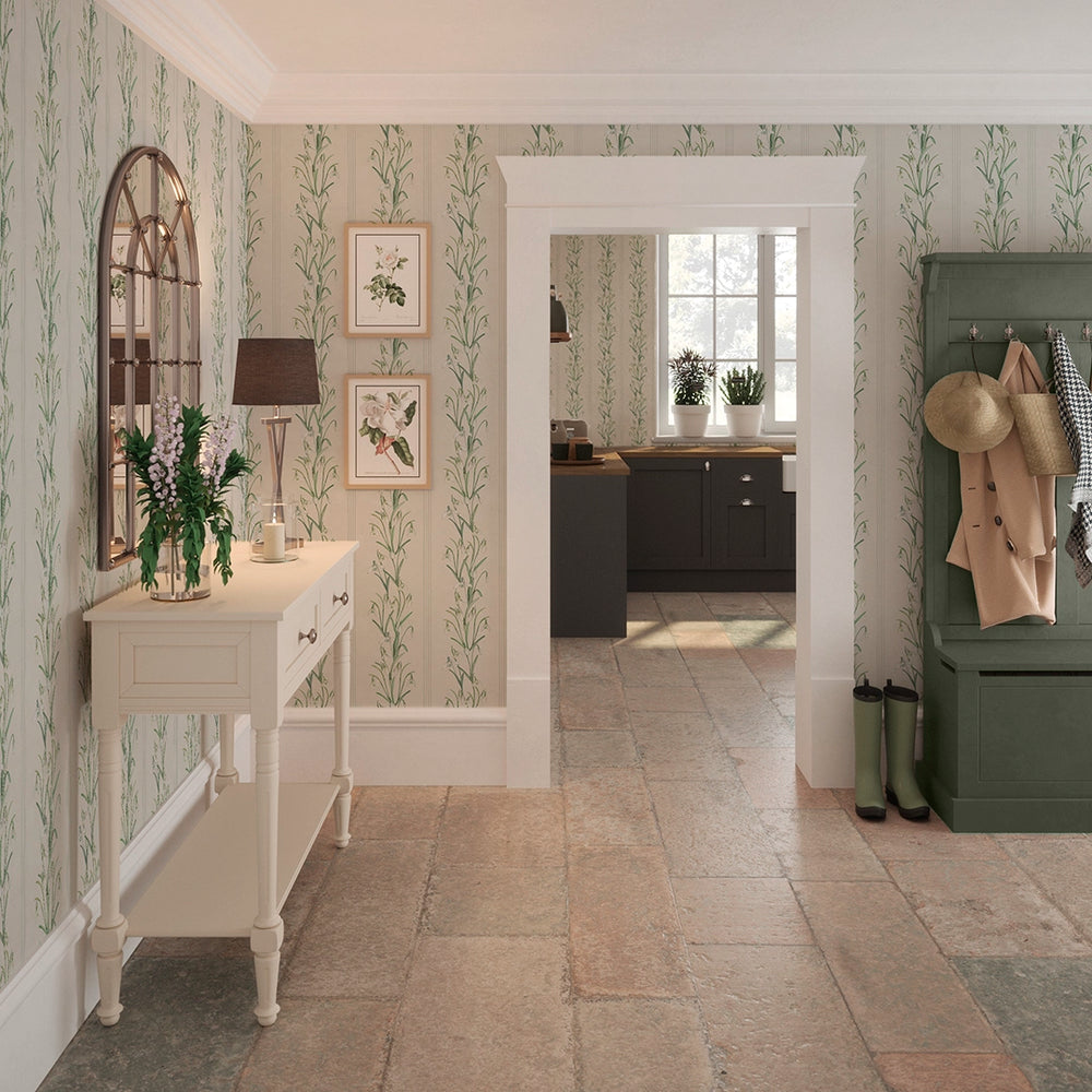 Snowdrop Wallpaper - Cream - Lucie Annabel