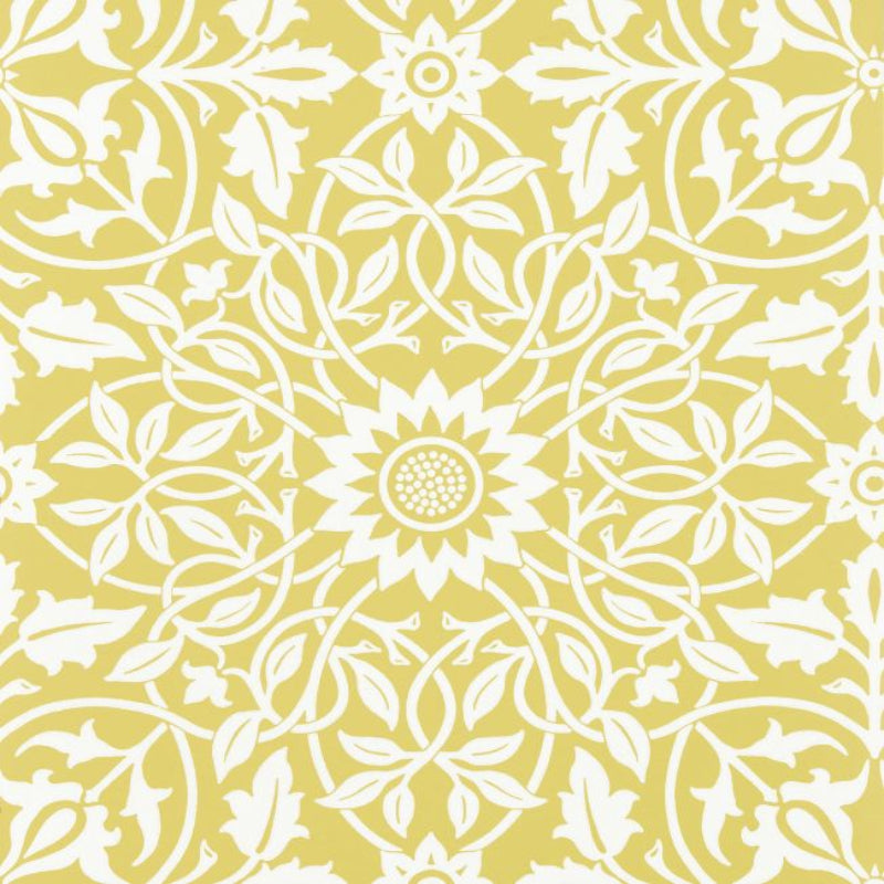 St James Ceiling Wallpaper - Sunflower - 217078 - Morris & Co