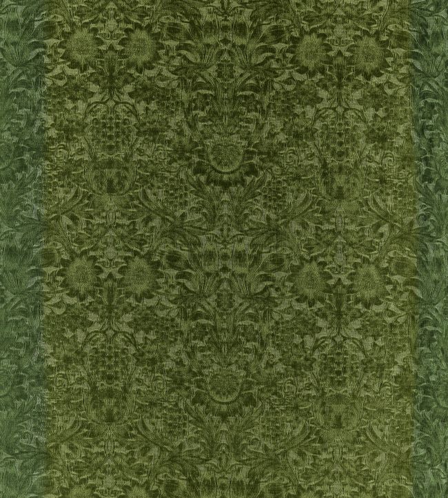 Sunflower Caffoy Velvet Fabric - Tump - 237283 - Morris & Co