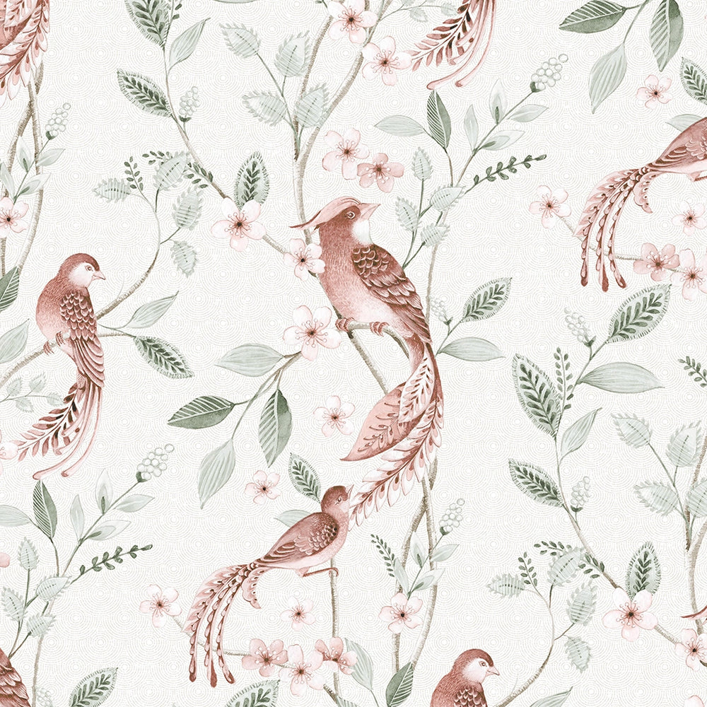 Sunrise Serenade Wallpaper - Tan & Sage - Lucie Annabel