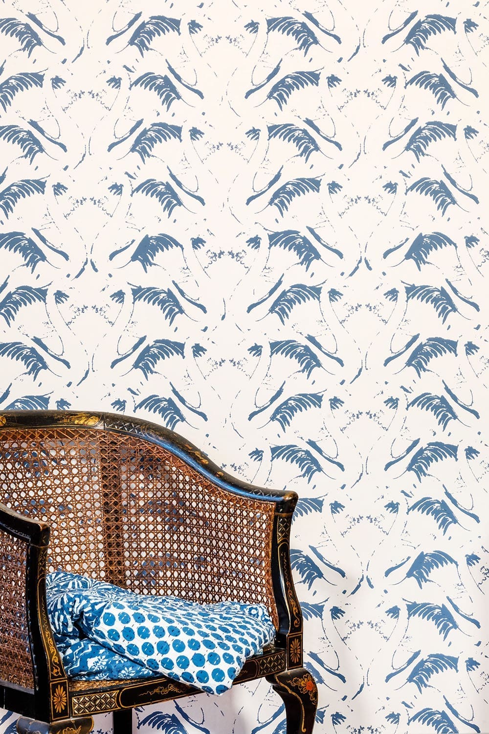 Swan Lake Wallpaper - Inky Blue - BG2-700201 - Barneby Gates