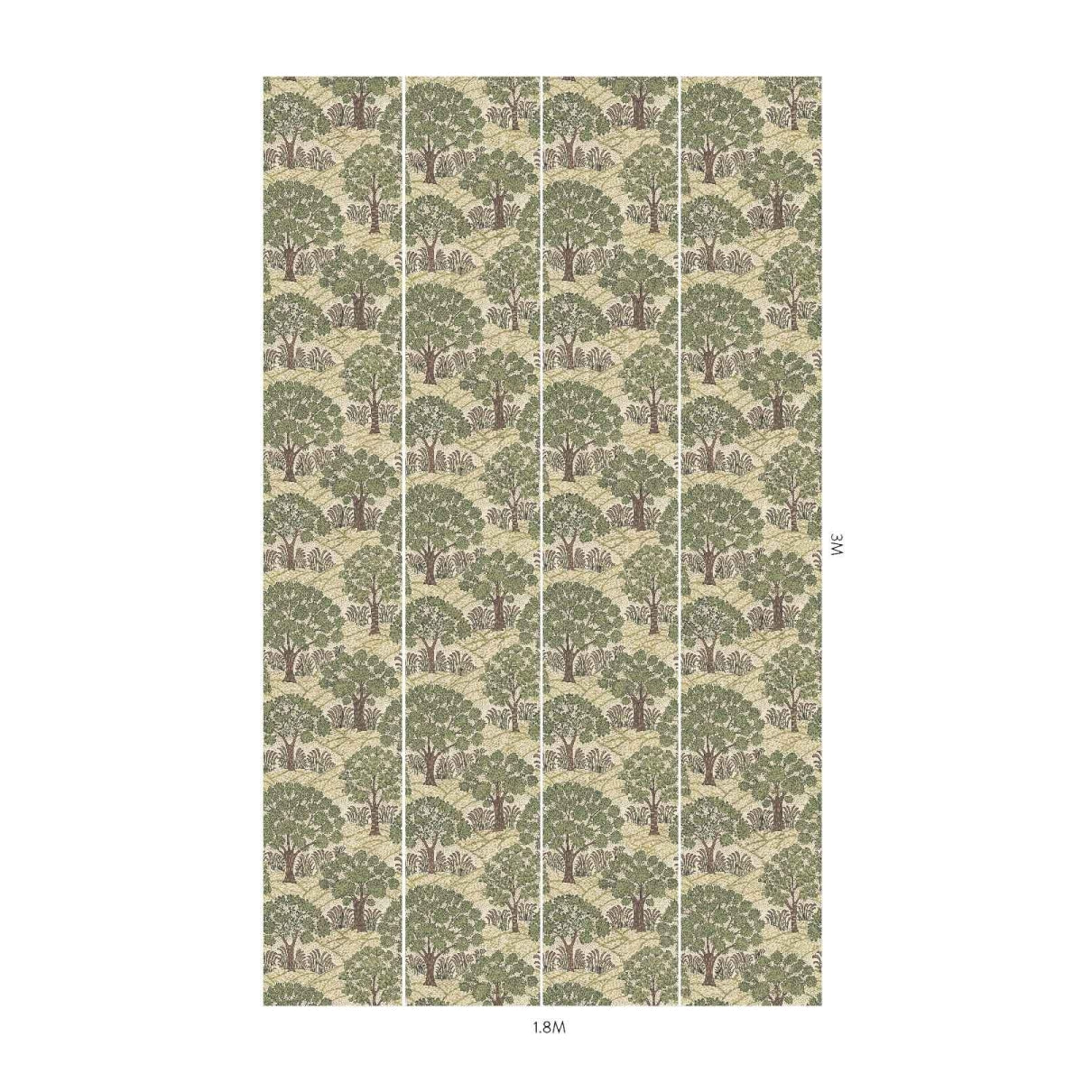 TREES PLEASE Wallpaper - Ecru - House of Hackney