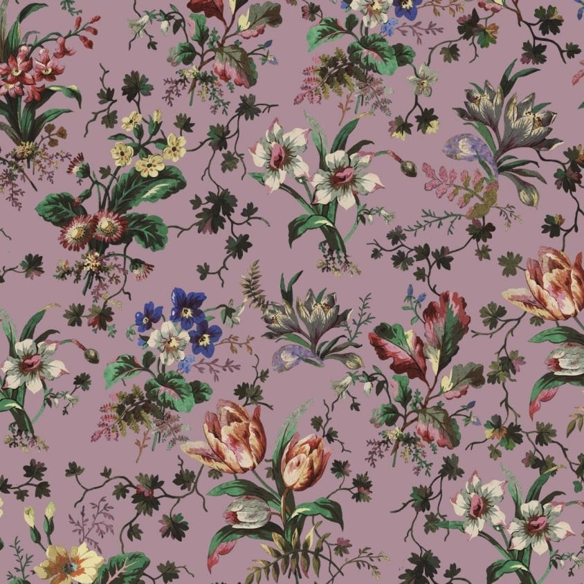 TULIPA Wallpaper - Tourmaline - House of Hackney