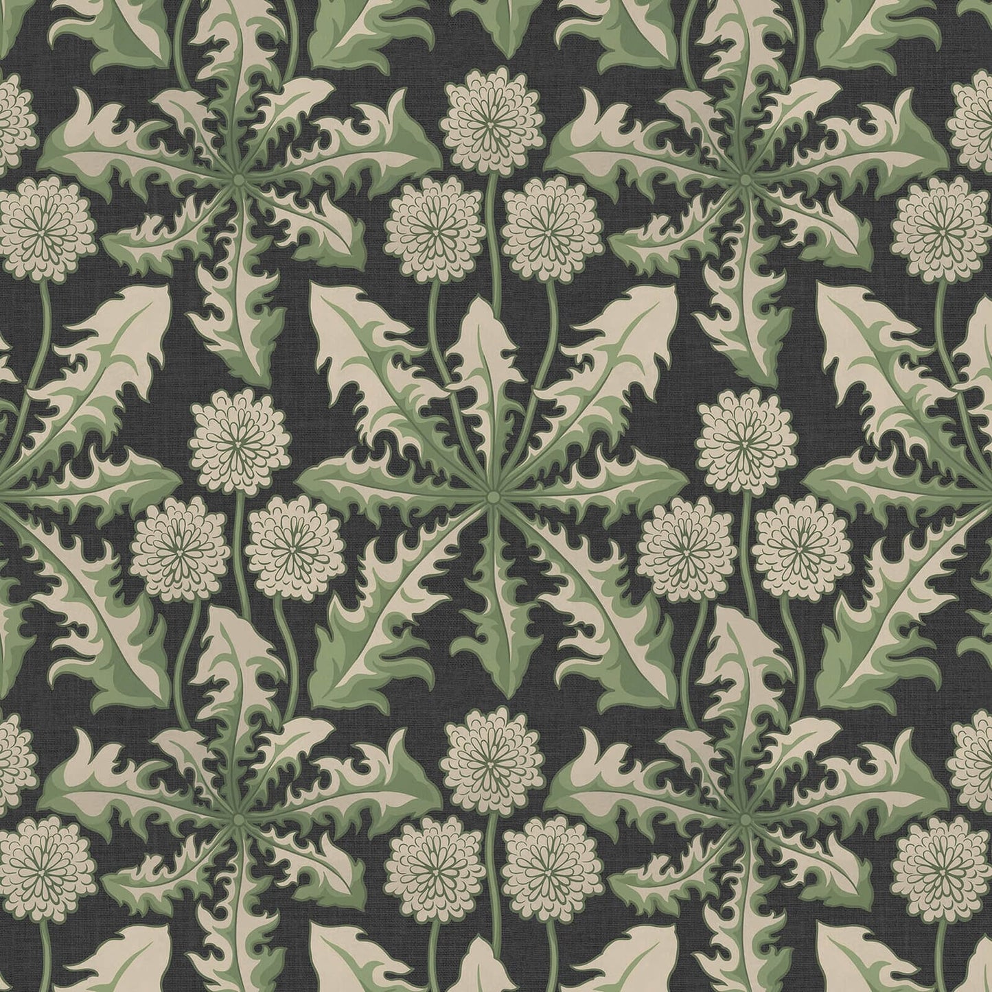 Taraxa Wallpaper - Noir - House of Hackney