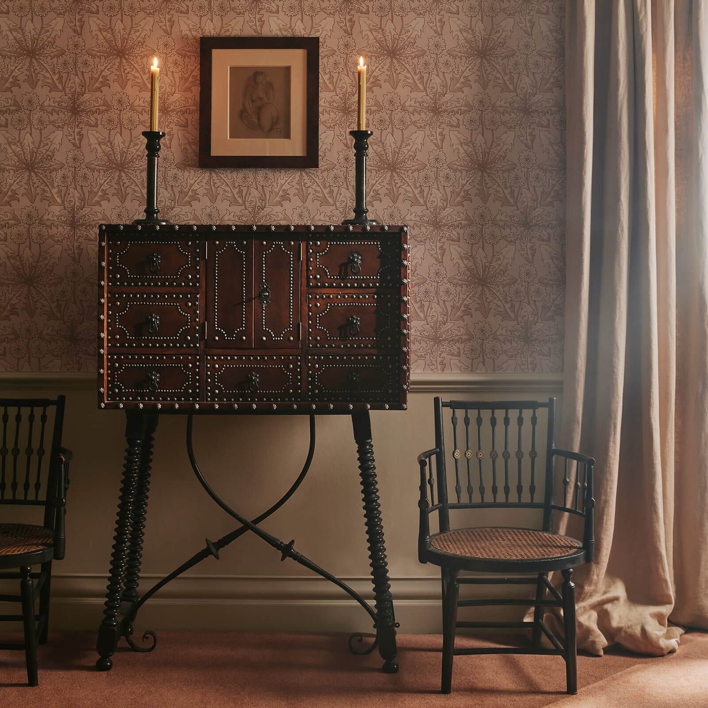 Taraxa Wallpaper - Phlox - House of Hackney