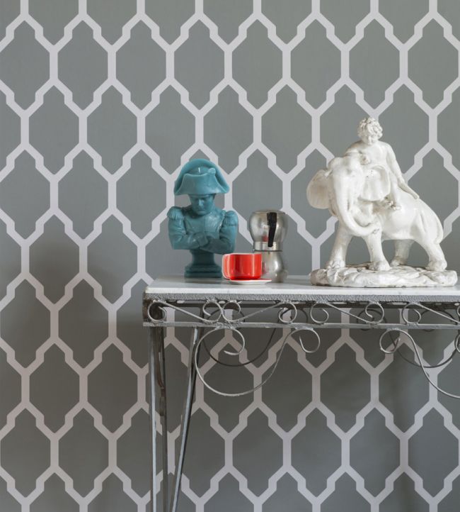 Tessella Wallpaper - Strong White - 3601 - Farrow & Ball
