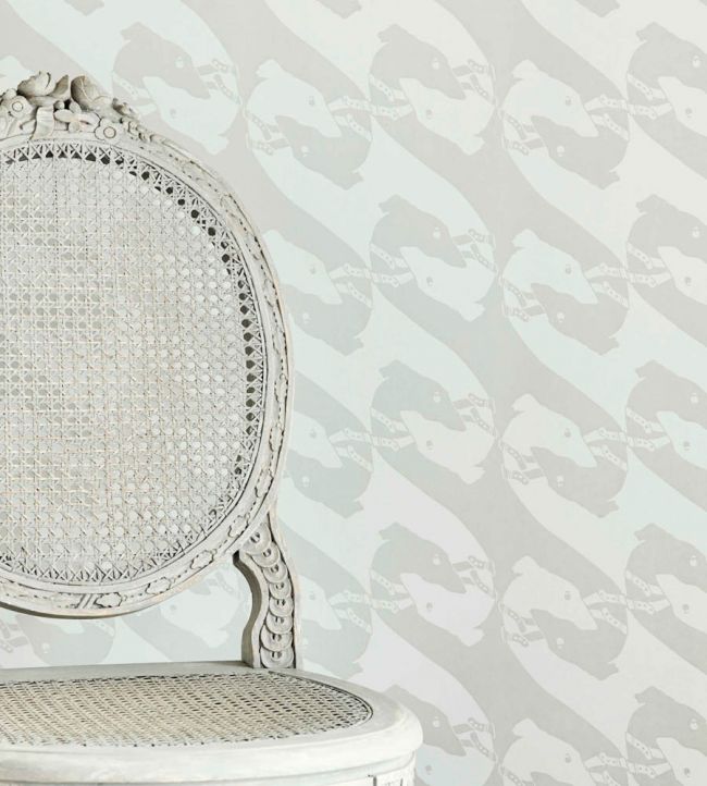 The Dogs Wallpaper - Pale Grey - BG0800-102 - Barneby Gates