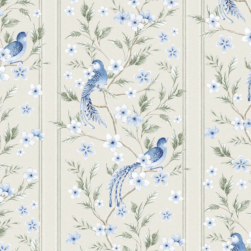 The Enchanted Garden Wallpaper - Cream - Lucie Annabel
