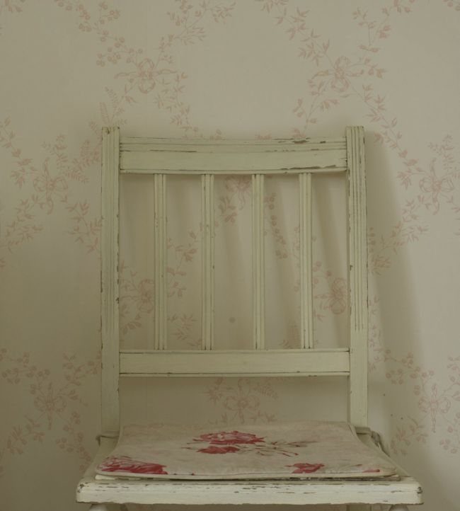 Toile Trellis Wallpaper - Skimming Stone - 620 - Farrow & Ball